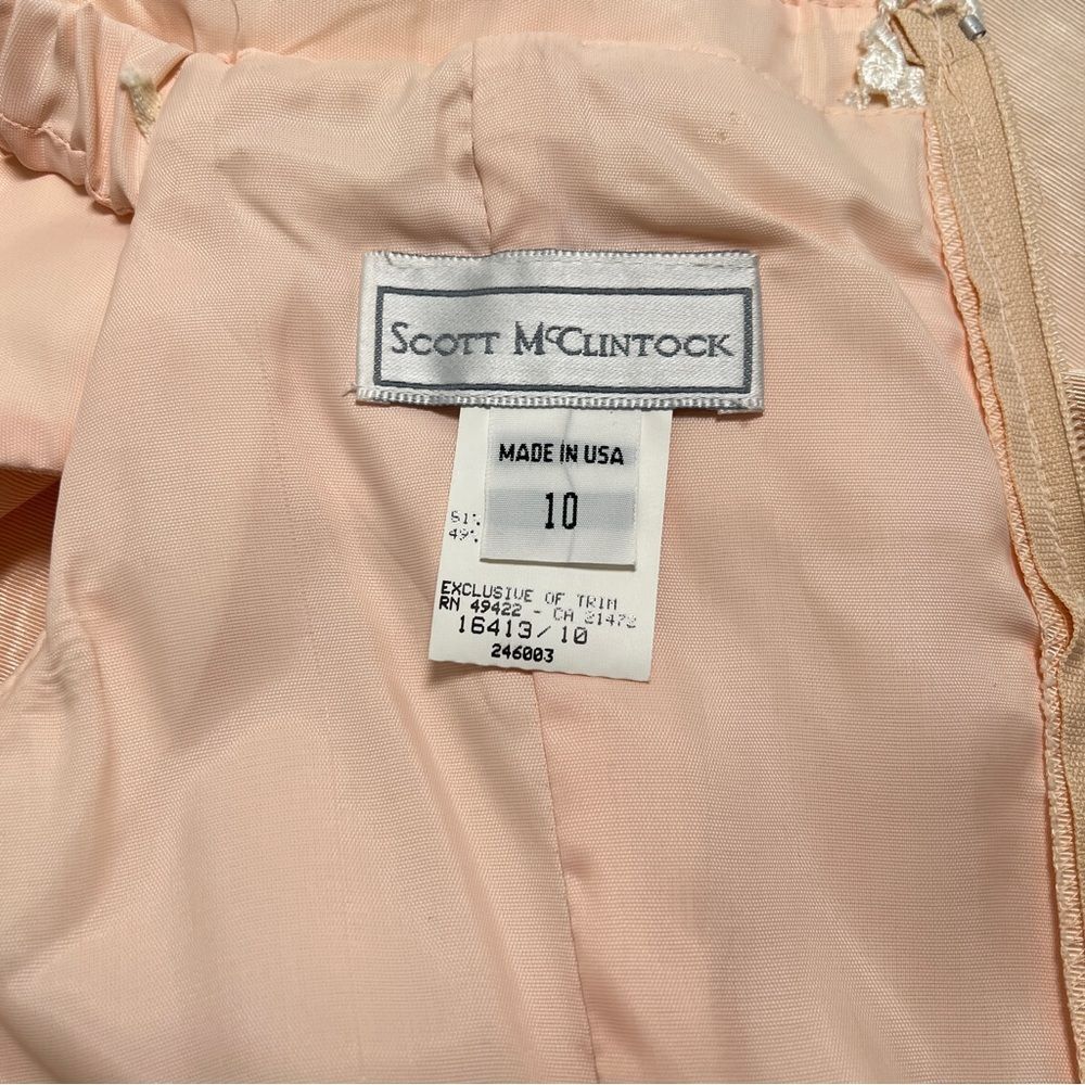 VINTAGE 90s Scott McClintock DRESS 10 - Picture 6 of 7